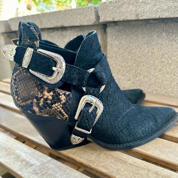 jeffrey campbell free people icon western boot size 7.5 - Picture 6 of 16